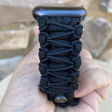 Lade das Bild in den Galerie-Viewer, Paracord Watch Band compatible with Apple Watch Series 1, 2, 3, 4, 5, 6, 7 & SE (watch not included)