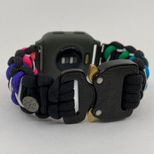 Load image into Gallery viewer, Paracord Watch Band compatible with Garmin Approach S12, Approach S40, Approach S42, D2 Air, Vivoactive 3S, Vivoactive 3, Vivoactive 3 Music, Vivoactive 4S, Vivoactive 4, Venu, Venu 2S, Venu 2, Venu SQ, Venu Music (watch not included)