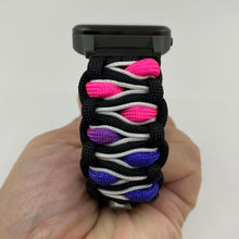 Load image into Gallery viewer, Paracord Watch Band compatible with Garmin Approach S12, Approach S40, Approach S42, D2 Air, Vivoactive 3S, Vivoactive 3, Vivoactive 3 Music, Vivoactive 4S, Vivoactive 4, Venu, Venu 2S, Venu 2, Venu SQ, Venu Music (watch not included)