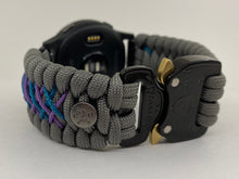 Load image into Gallery viewer, Paracord Watch Band compatible with Garmin Approach S12, Approach S40, Approach S42, D2 Air, Vivoactive 3S, Vivoactive 3, Vivoactive 3 Music, Vivoactive 4S, Vivoactive 4, Venu, Venu 2S, Venu 2, Venu SQ, Venu Music (watch not included)