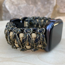 Lade das Bild in den Galerie-Viewer, Paracord Watch Band compatible with Apple Watch Series 1, 2, 3, 4, 5, 6, 7, 8, 9, Ultra, Ultra 2 & SE (watch not included)