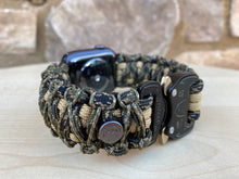 Lade das Bild in den Galerie-Viewer, Paracord Watch Band compatible with Apple Watch Series 1, 2, 3, 4, 5, 6, 7, 8, 9, Ultra, Ultra 2 & SE (watch not included)