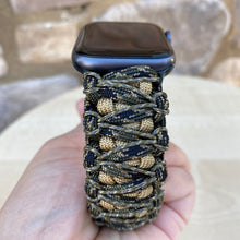 Lade das Bild in den Galerie-Viewer, Paracord Watch Band compatible with Apple Watch Series 1, 2, 3, 4, 5, 6, 7, 8, 9, Ultra, Ultra 2 & SE (watch not included)