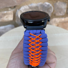 Load image into Gallery viewer, Paracord Watchband compatible with Samsung Galaxy Watch 3, Galaxy Watch 4, Galaxy Watch 5, Galaxy Watch 6 (watch not included)