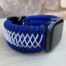 Lade das Bild in den Galerie-Viewer, Paracord Watch Band compatible with Apple Watch Series 1, 2, 3, 4, 5, 6, 7 & SE (watch not included)