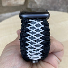 Lade das Bild in den Galerie-Viewer, Paracord Watch Band compatible with Apple Watch Series 1, 2, 3, 4, 5, 6, 7 & SE (watch not included)