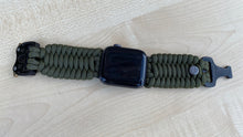 Lade das Bild in den Galerie-Viewer, Paracord Watch Band compatible with Apple Watch Series 1, 2, 3, 4, 5, 6, 7 & SE (watch not included)