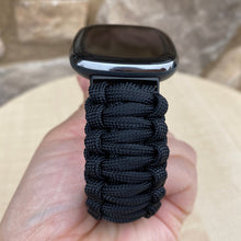 Load image into Gallery viewer, Paracord Watch Band compatible with Fitbit Versa 1, Versa Lite, Versa 2, Versa 3, Versa 4, Sense, Sense 2 (watch not included).