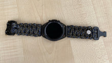 Load image into Gallery viewer, Paracord Watchband compatible with Samsung Galaxy Watch 3, Galaxy Watch 4, Galaxy Watch 5, Galaxy Watch 6 (watch not included)