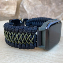 Charger l'image dans la galerie, Paracord watch band compatible with Garmin Approach S12/S40/S42, D2 Air/X10, Vivoactive, Venu, Vivomove, Forerunner 55/245/255/645/745 (watch not included)