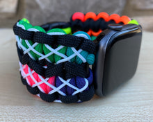 Lade das Bild in den Galerie-Viewer, Paracord Watch Band compatible with Apple Watch Series 1, 2, 3, 4, 5, 6, 7 & SE (watch not included)