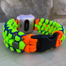 Load image into Gallery viewer, Paracord Watch Band compatible with Fitbit Versa 1, Versa Lite, Versa 2, Versa 3, Versa 4, Sense, Sense 2 (watch not included).