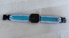 Load image into Gallery viewer, Paracord Watch Band compatible with Fitbit Versa 1, Versa Lite, Versa 2, Versa 3, Versa 4, Sense, Sense 2 (watch not included).