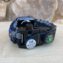 Lade das Bild in den Galerie-Viewer, Paracord Watch Band compatible with Apple Watch Series 1, 2, 3, 4, 5, 6, 7, 8, Ultra & SE (watch not included)