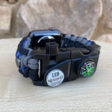 Load image into Gallery viewer, Personalized Paracord Watch Band for Apple Watch Series 1-11, Ultra, Ultra 2, Ultra 3, and SE (watch not included).
