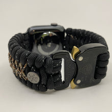 Load image into Gallery viewer, Personalized Paracord Watch Band for Apple Watch Series 1-11, Ultra, Ultra 2, Ultra 3, and SE (watch not included).