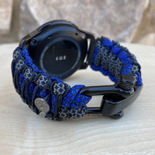 Load image into Gallery viewer, Samsung Galaxy Watch Band, Galaxy 42mm, Galaxy 46mm, Gear S3 Frontier, Gear S3 Classic, Gear Sport, 550 Paracord Watch Band.