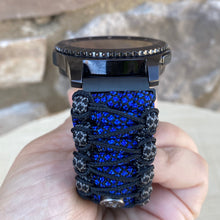 Load image into Gallery viewer, Samsung Galaxy Watch Band, Galaxy 42mm, Galaxy 46mm, Gear S3 Frontier, Gear S3 Classic, Gear Sport, 550 Paracord Watch Band.