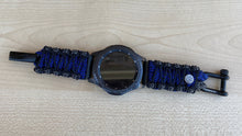 Load image into Gallery viewer, Samsung Galaxy Watch Band, Galaxy 42mm, Galaxy 46mm, Gear S3 Frontier, Gear S3 Classic, Gear Sport, 550 Paracord Watch Band.