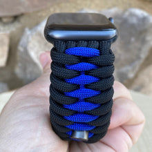 Lade das Bild in den Galerie-Viewer, Paracord Watch Band compatible with Apple Watch Series 1, 2, 3, 4, 5, 6, 7, 8, Ultra & SE (watch not included)