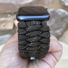 Charger l'image dans la galerie, Paracord Watch Band compatible with Apple Watch Series 1, 2, 3, 4, 5, 6, 7 & SE (watch not included)