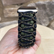 Lade das Bild in den Galerie-Viewer, Paracord Watch Band compatible with Apple Watch Series 1, 2, 3, 4, 5, 6, 7, 8, Ultra & SE (watch not included)