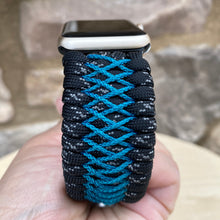 Cargar imagen en el visor de la galería, Paracord Watch Band compatible with Apple Watch Series 1, 2, 3, 4, 5, 6, 7 & SE (watch not included)
