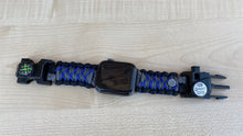 Load image into Gallery viewer, Personalized Paracord Watch Band for Apple Watch Series 1-11, Ultra, Ultra 2, Ultra 3, and SE (watch not included).