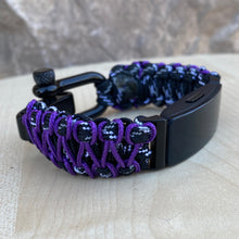 Load image into Gallery viewer, Paracord watch band personalized to replace bands for Fitbit Inspire, Fitbit Luxe, and Fitbit Alta (watch not included)
