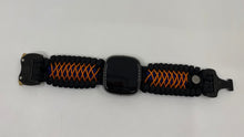 Lade das Bild in den Galerie-Viewer, Paracord Watch Band compatible with Fitbit Versa 1, Versa Lite, Versa 2, Versa 3, Versa 4, Sense, Sense 2 (watch not included).