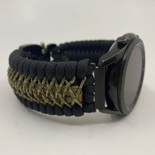 Load image into Gallery viewer, Paracord Watchband compatible with Samsung Galaxy Watch 3, Galaxy Watch 4, Galaxy Watch 5, Galaxy Watch 6 (watch not included)