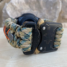 Load image into Gallery viewer, Samsung Galaxy Watch Band, Galaxy 42mm, Galaxy 46mm, Gear S3 Frontier, Gear S3 Classic, Gear Sport, 550 Paracord Watch Band.