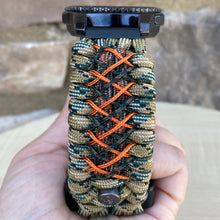 Load image into Gallery viewer, Samsung Galaxy Watch Band, Galaxy 42mm, Galaxy 46mm, Gear S3 Frontier, Gear S3 Classic, Gear Sport, 550 Paracord Watch Band.