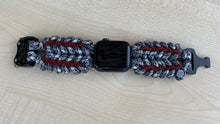 Lade das Bild in den Galerie-Viewer, Paracord Watch Band compatible with Apple Watch Series 1, 2, 3, 4, 5, 6, 7, 8, 9, Ultra, Ultra 2 & SE (watch not included)