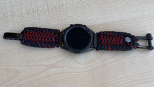 Load image into Gallery viewer, Paracord Watchband compatible with Samsung Galaxy Watch 3, Galaxy Watch 4, Galaxy Watch 5, Galaxy Watch 6 (watch not included)
