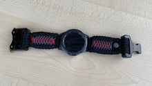 Load image into Gallery viewer, Samsung Galaxy Watch Band, Galaxy 42mm, Galaxy 46mm, Gear S3 Frontier, Gear S3 Classic, Gear Sport, 550 Paracord Watch Band.