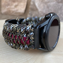 Load image into Gallery viewer, Paracord Watchband compatible with Samsung Galaxy Watch 3, Galaxy Watch 4, Galaxy Watch 5, Galaxy Watch 6 (watch not included)