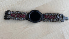 Load image into Gallery viewer, Paracord Watchband compatible with Samsung Galaxy Watch 3, Galaxy Watch 4, Galaxy Watch 5, Galaxy Watch 6 (watch not included)
