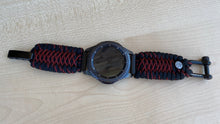 Load image into Gallery viewer, Samsung Galaxy Watch Band, Galaxy 42mm, Galaxy 46mm, Gear S3 Frontier, Gear S3 Classic, Gear Sport, 550 Paracord Watch Band.