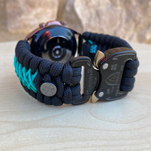 Load image into Gallery viewer, Paracord Watchband compatible with Samsung Galaxy Watch 3, Galaxy Watch 4, Galaxy Watch 5, Galaxy Watch 6 (watch not included)