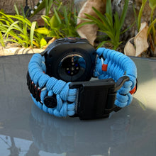 Cargar imagen en el visor de la galería, Paracord Watchband compatible with Samsung Galaxy Watch Ultra, Ultra 2, Galaxy Watch 9, Galaxy Watch 8, Galaxy Watch 7, Galaxy Watch 6, Galaxy Watch 5, Galaxy Watch 4, Galaxy Watch 3 (watch not included). (Copy)
