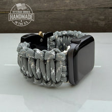 Load image into Gallery viewer, Personalized Paracord Watch Band for Apple Watch Series 1-11, Ultra, Ultra 2, Ultra 3, and SE (watch not included).
