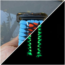 Cargar imagen en el visor de la galería, Paracord Watchband compatible with Samsung Galaxy Watch Ultra, Ultra 2, Galaxy Watch 9, Galaxy Watch 8, Galaxy Watch 7, Galaxy Watch 6, Galaxy Watch 5, Galaxy Watch 4, Galaxy Watch 3 (watch not included). (Copy)
