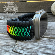Charger l'image dans la galerie, Personalized Paracord Watch Band for Apple Watch Series 1-11, Ultra, Ultra 2, Ultra 3, and SE (watch not included).
