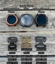 Load image into Gallery viewer, Paracord Watchband compatible with Samsung Galaxy Watch Ultra, Galaxy Watch 3, Galaxy Watch 4, Galaxy Watch 5, Galaxy Watch 6, Galaxy Watch 7 (watch not included)
