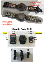 Cargar imagen en el visor de la galería, Paracord Watchband compatible with Garmin Approach, D2, Descent, Enduro, Epix (Gen 2), Fenix, Forerunner 935/955, Instinct, MARQ, Tactix, Quatix (watch not included).
