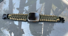 Cargar imagen en el visor de la galería, Paracord Watch Band compatible with Apple Watch  Series 1, 2, 3, 4, 5, 6, 7, 8, 9, Ultra, Ultra 2 &amp; SE (watch not included)
