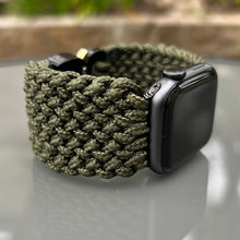 Lade das Bild in den Galerie-Viewer, Paracord Watch Band compatible with Apple Watch  Series 1, 2, 3, 4, 5, 6, 7, 8, 9, Ultra, Ultra 2 &amp; SE (watch not included)
