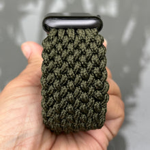 Cargar imagen en el visor de la galería, Paracord Watch Band compatible with Apple Watch  Series 1, 2, 3, 4, 5, 6, 7, 8, 9, Ultra, Ultra 2 &amp; SE (watch not included)
