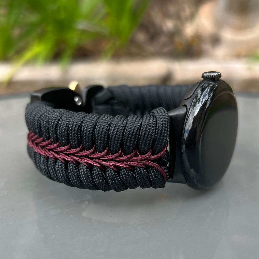 Paracord Watch band compatible with Google Pixel Watch (watch not included)